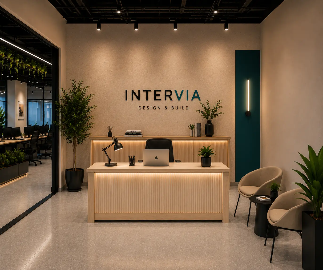 InterVia office reception interior